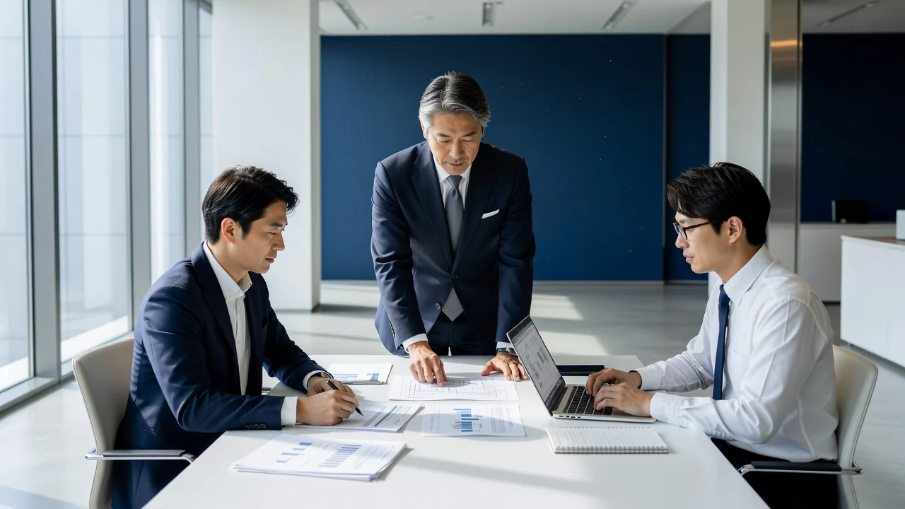 クラウド移行計画を検討するスタッフ